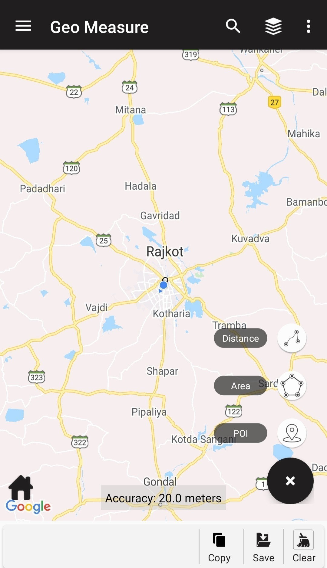 Geo Measure Area Calculator