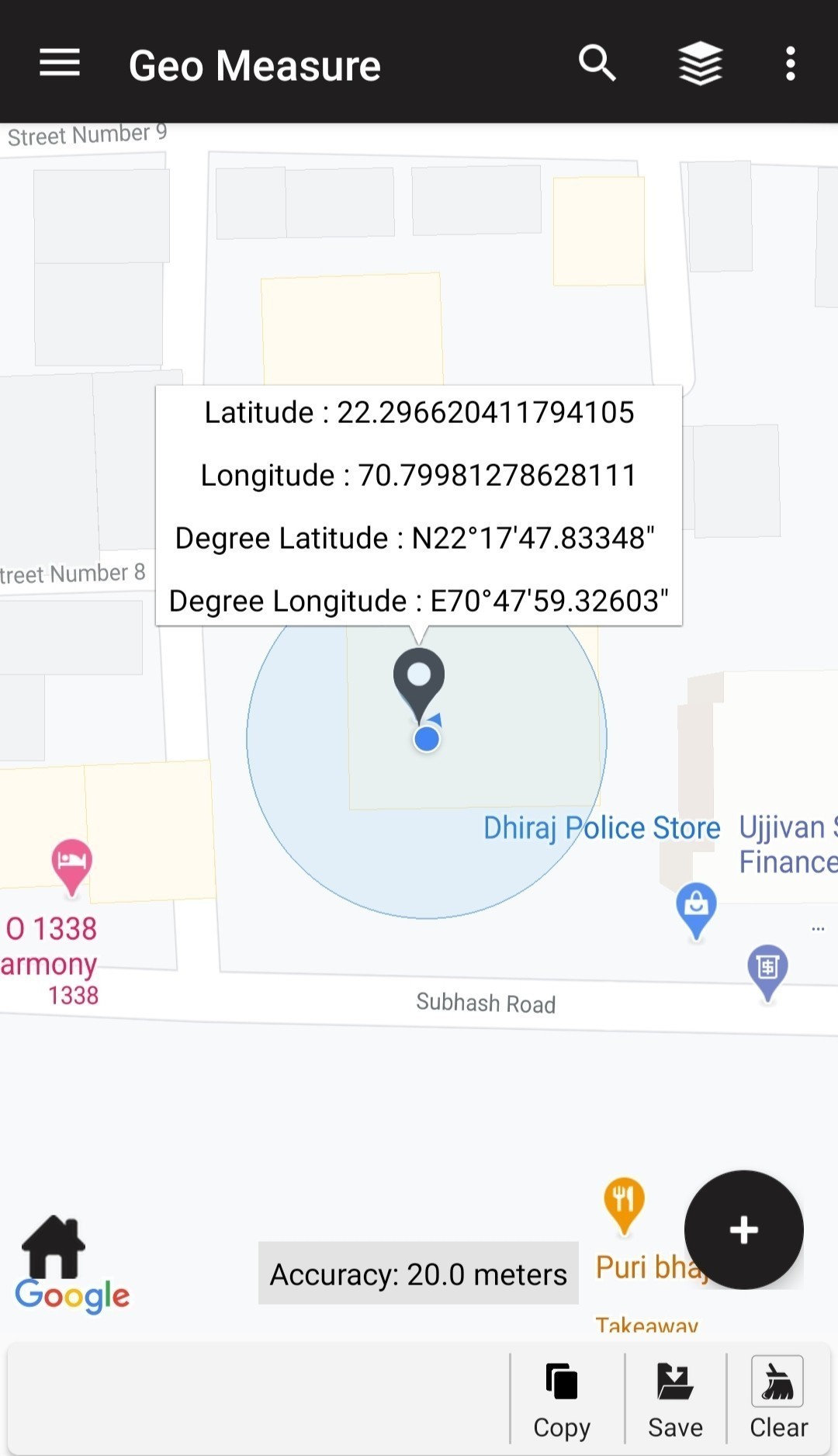 Geo Measure Area Calculator