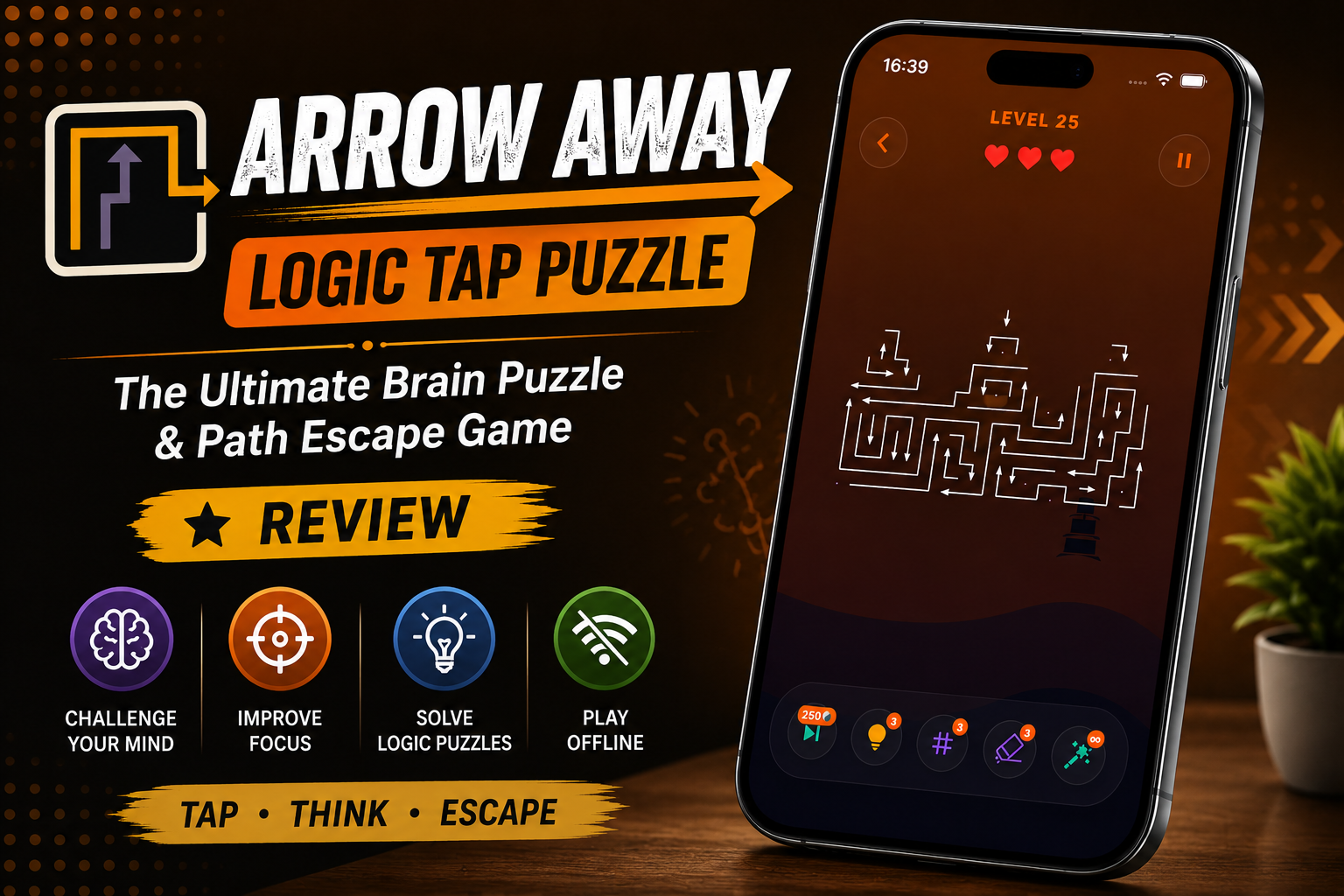 arrow-away-logic-tap-puzzle-review